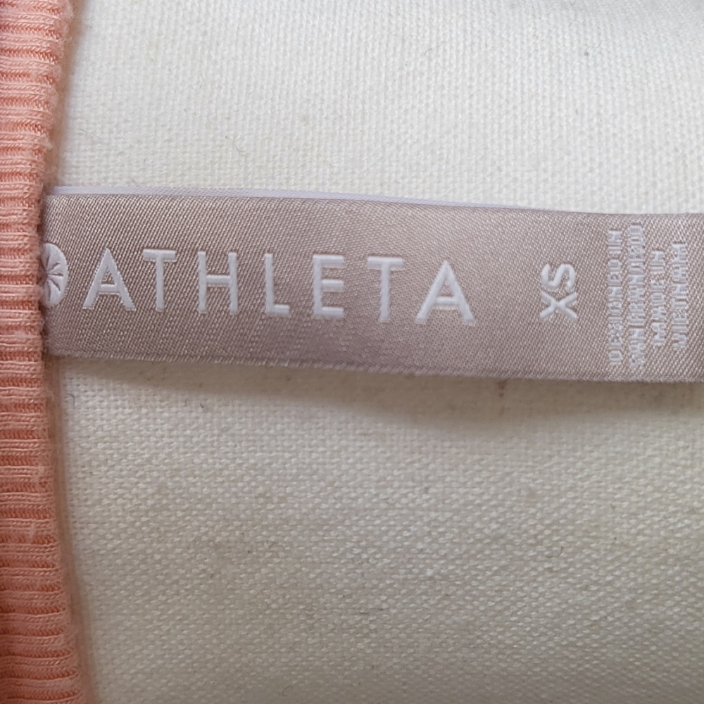 ATHLETA Mindset Peach Long Sleeve Sweatshirt, Size XS - Picture 3 of 9
